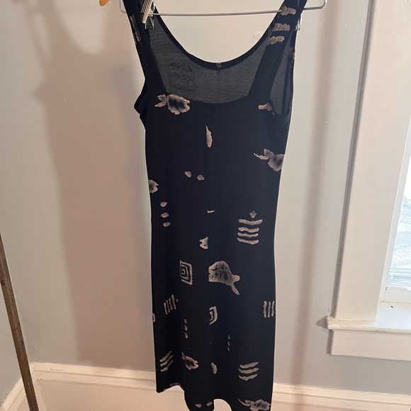 Vintage Abstract Fish/Sea Dress - Picture 3 of 4